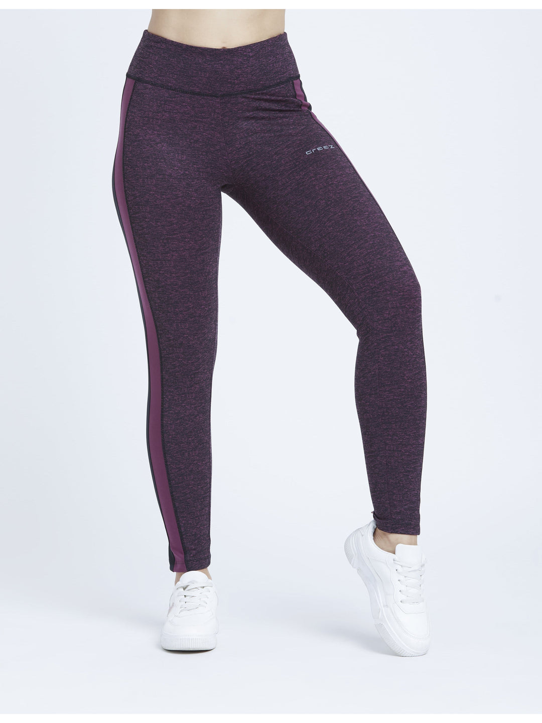 Essential Side Paneled Marl Full Length Leggings