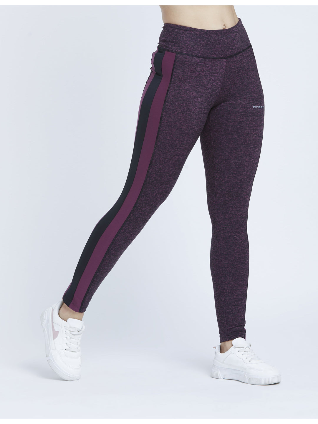 Essential Side Paneled Marl Full Length Leggings