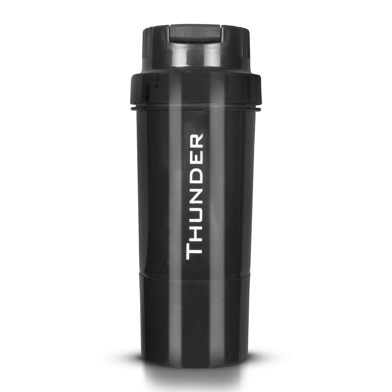 Shaker Bottle For Protein Shake (Pack of 1 | Black | 500ml)