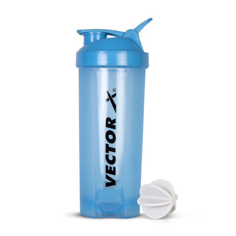 Shaker Bottle For Protein Shake (Blue | 700ml)