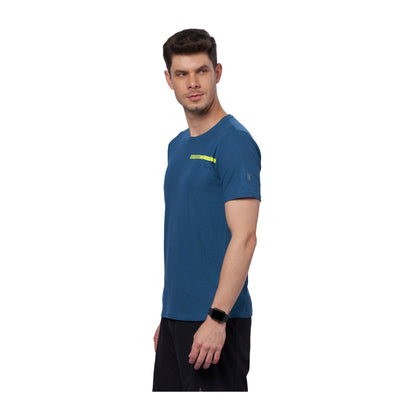 Men's Breathable Training Outdoor T-Shirt (Blue) (Blue)