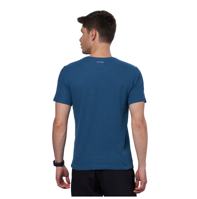 Men's Breathable Training Outdoor T-Shirt (Blue) (Blue)