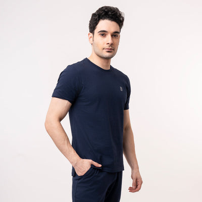 Lounge Life Top Men - Navy Blue