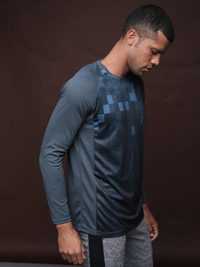 Campus Sutra Men Active wear T-Shirt