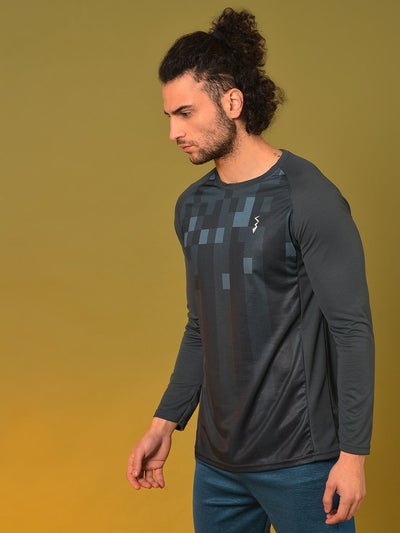 Campus Sutra Men Active wear T-Shirt