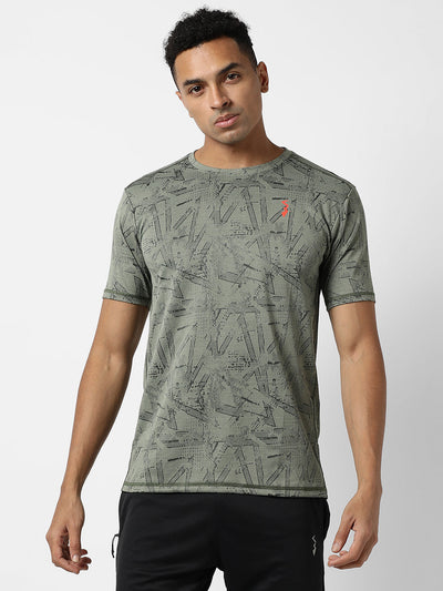 Campus Sutra Men Active wear T-Shirt