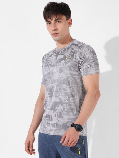 Campus Sutra Men Active wear T-Shirt