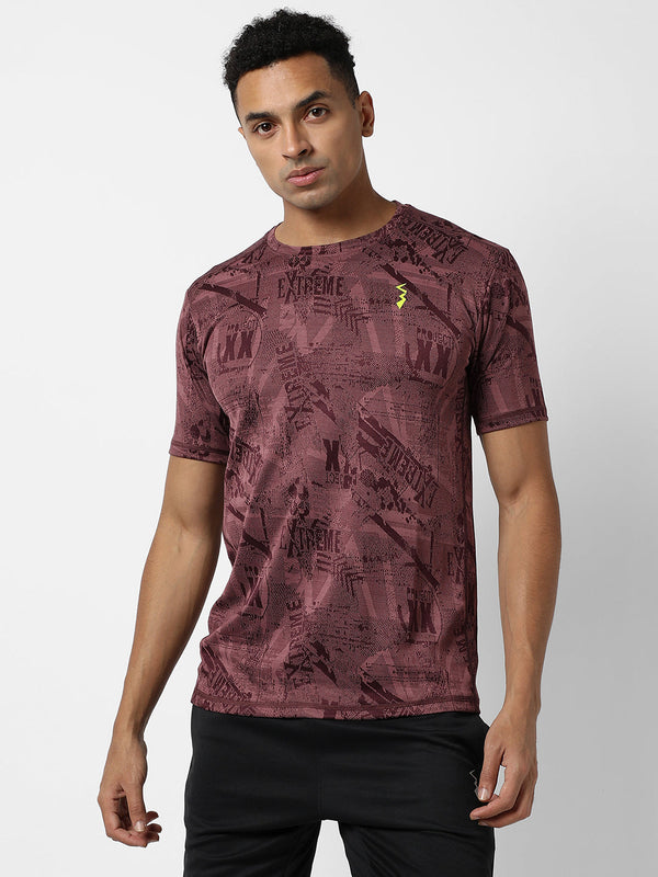 Printed Activewear T-Shirt