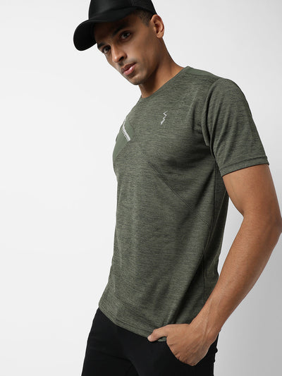 Campus Sutra Men Active wear T-Shirt