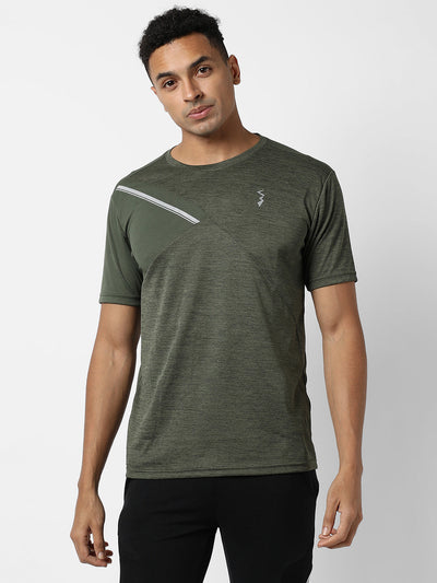 Campus Sutra Men Active wear T-Shirt