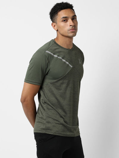 Campus Sutra Men Active wear T-Shirt