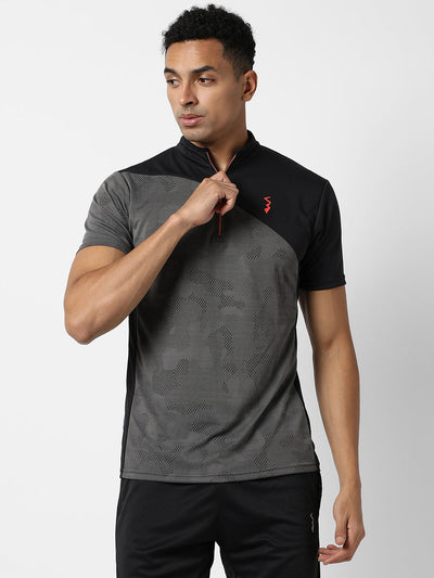 Campus Sutra Men Active wear T-Shirt