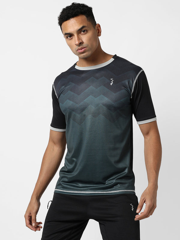 Printed Activewear T-Shirt