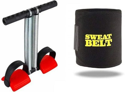 Combo Kit Full Exerciser Double Spring Tummy Trimmer Sweatbelt (Pack of 2)