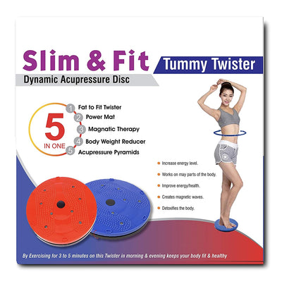 Combo Kit Full Body Exerciser Double Spring Tummy Trimmer Pushup Bar Twister  (Pack of 3)