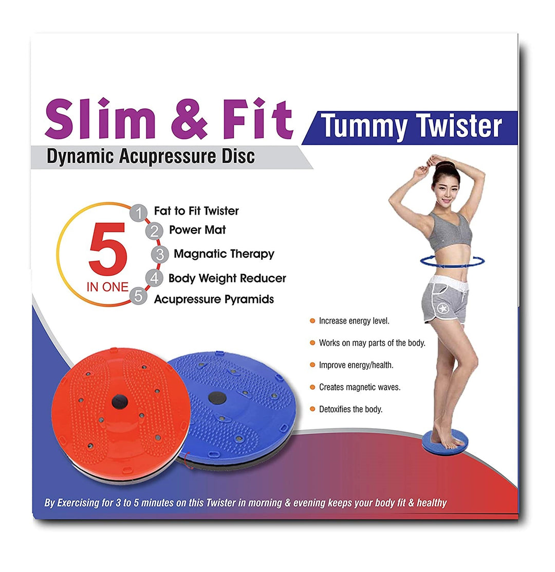 ALYV Combo Kit Full Body Exerciser Double Spring Tummy Trimmer Twister Ab WHeel  (Pack of 3)