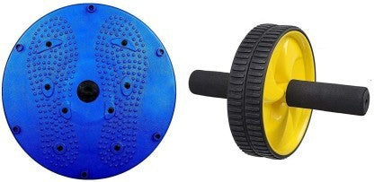 Combo Kit Full Body Exerciser Twister Ab Wheel  (Pack of 2)