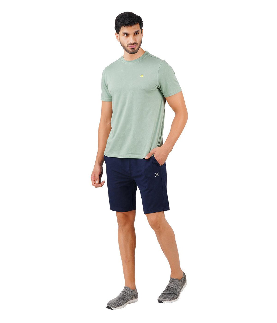 Men's Active Shorts - Navy - Kriya Fit