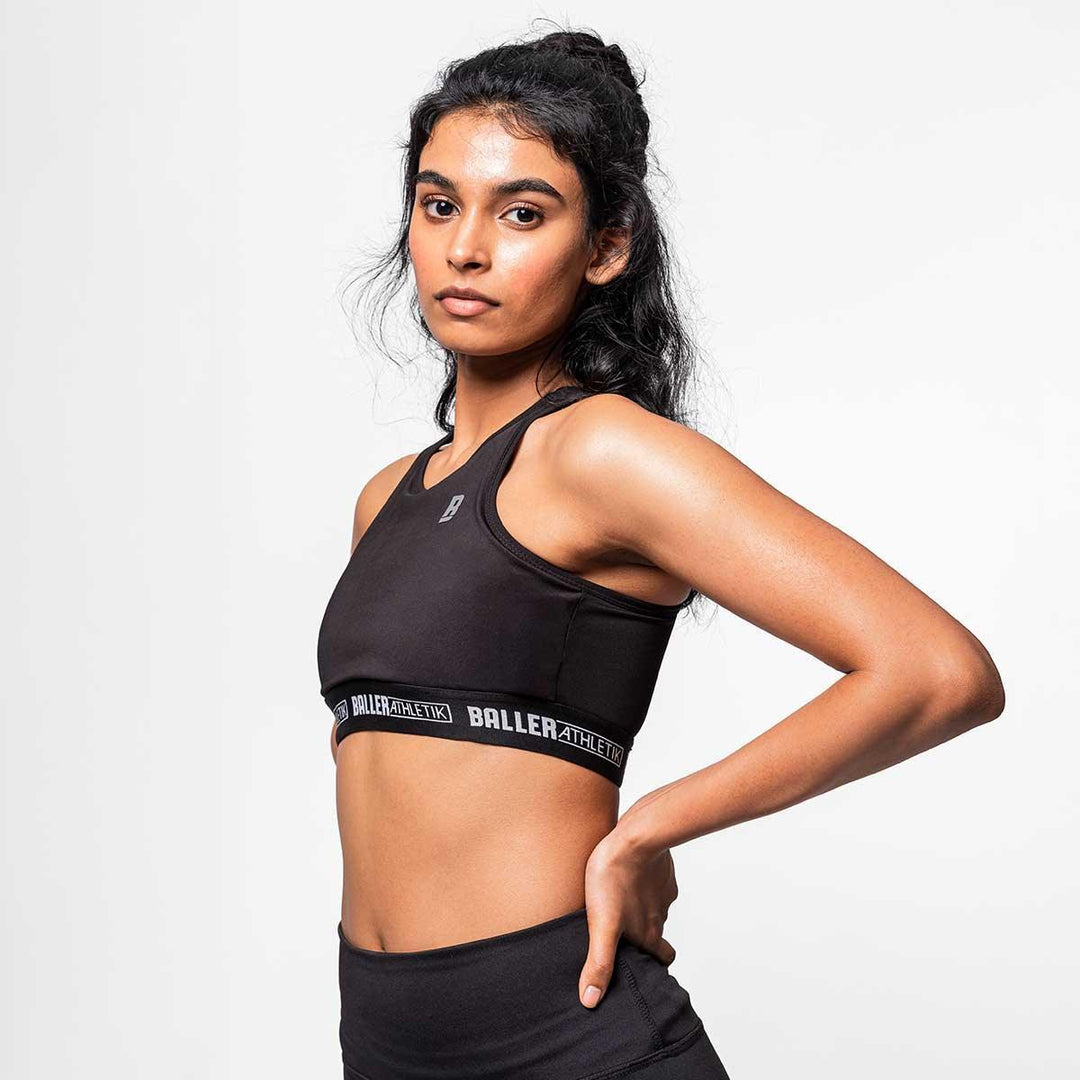 Racerback Sports Bra - Black