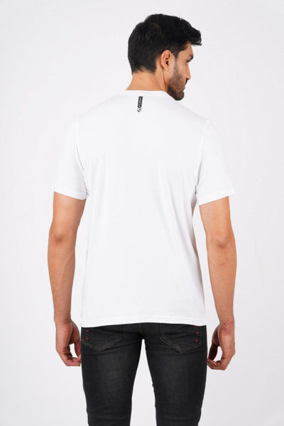 Performance Crew Neck T-Shirt - White - Kriya Fit