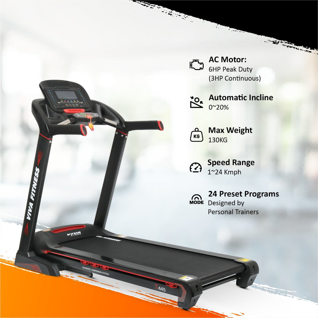 T-445 AC Motorized Treadmill