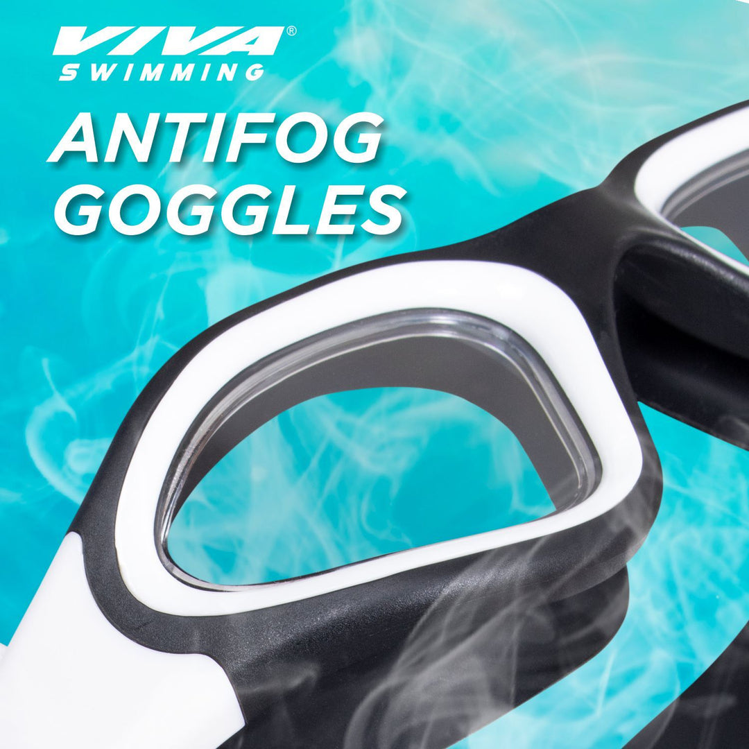 Anti-fog & UV Protective Wide Vision Professional Swimming Goggles