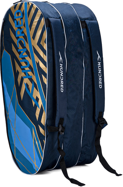 Hundred Atomic X Surge Badminton Kit Bag (Blue) (Size - M/30 L)