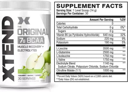 Scivation Xtend Original Smash apple 30 servings BCAA  (0.5 kg | Smash Apple)