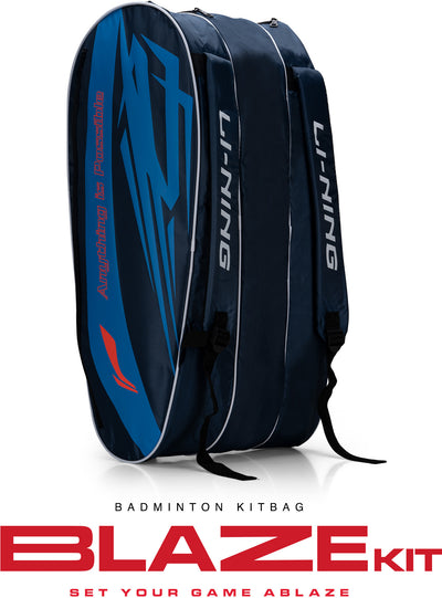 Li-Ning Blaze Badminton Kit Bag (Blue) (Size - L/50 L)