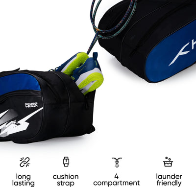 Hundred Cosmogear Kit-bag (BLACK/ BLUE) (Size - M/50 L)