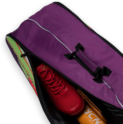 Hundred Court Vertex Badminton Kit Bag (Purple) (Size - M/30 L)