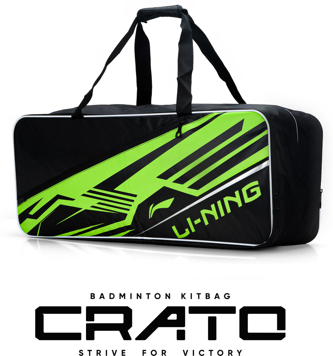 Li-Ning Crato Badminton Kit Bag (Black/Gold) (Size - L/50 L)