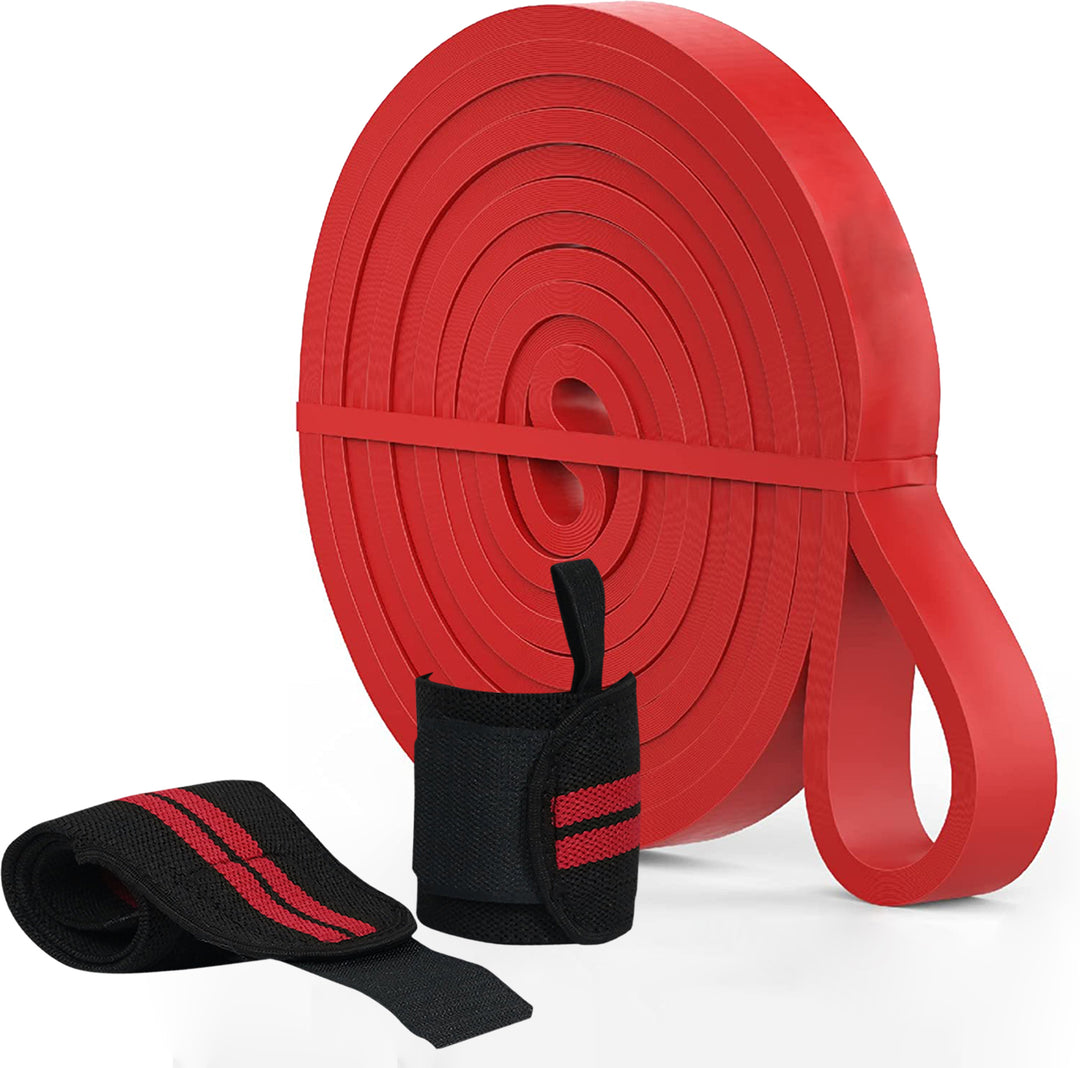 Fitness Combo Pack Of Power Band & Wrist Support For Workout