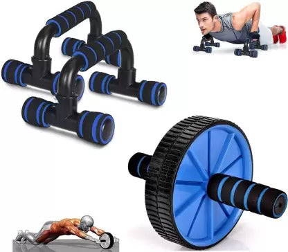 For Core Fitness Ab Wheel & Pushup Bar & Fitness Equipment