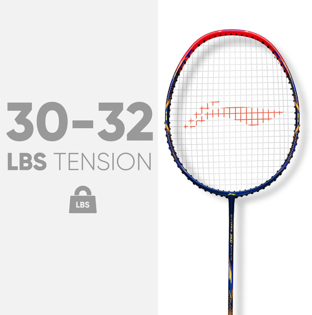 Li-Ning G-Force 3500 Superlite Strung Badminton Racquet (Blue / Red)