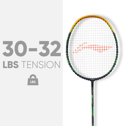 Li-Ning G-Force 3600 Superlite Strung Badminton Racquet (Grey / Gold)