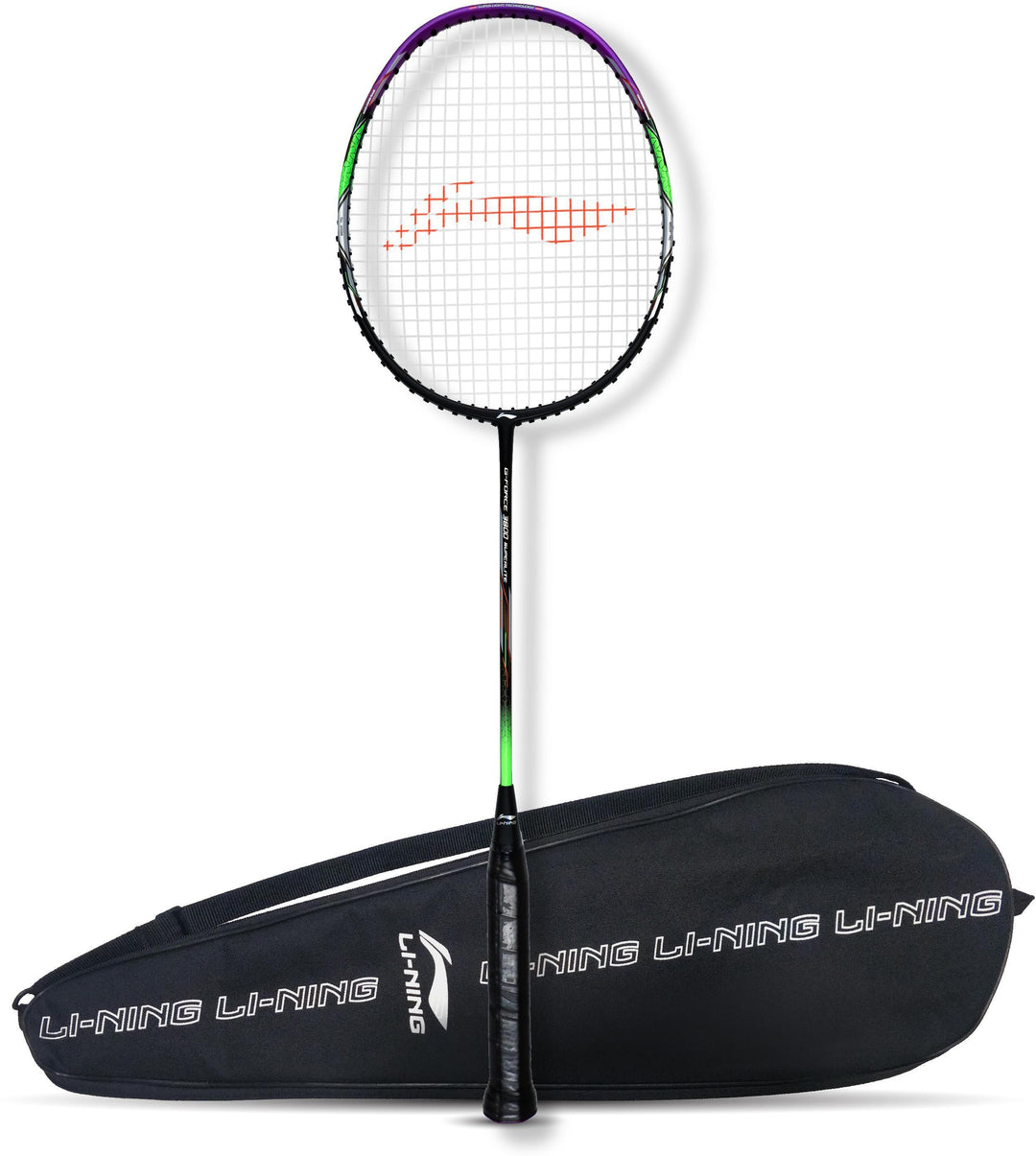 Li-Ning G-Force 3800 Superlite Strung Badminton Racquet (Black / Purple)