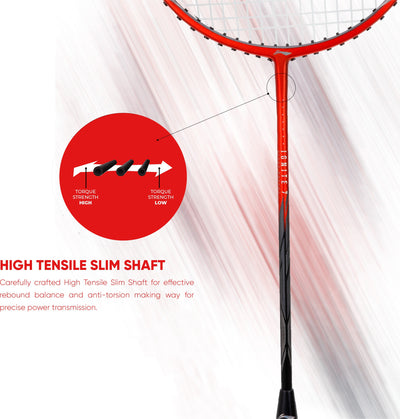 Li-Ning Ignite 7 Strung Badminton Racquet (Brown / Black)