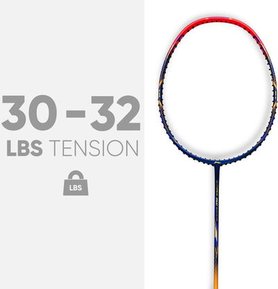 Li-Ning G-Force 3500 Superlite Unstrung Badminton Racquet (Blue / Red)