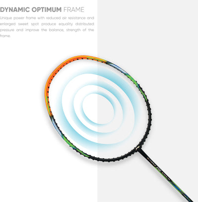 Li-Ning G-Force 3700 Superlite Unstrung Badminton Racquet (Black / Orange)