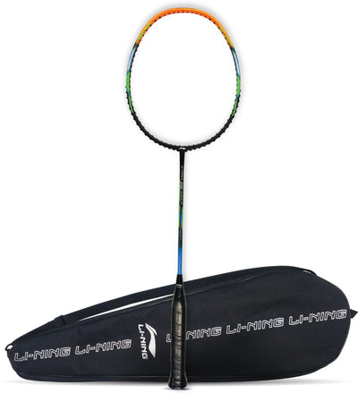 Li-Ning G-Force 3700 Superlite Unstrung Badminton Racquet (Black / Orange)