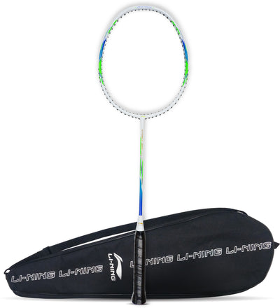 Li-Ning G-Force 3900 Superlite Unstrung Badminton Racquet (White / Blue)