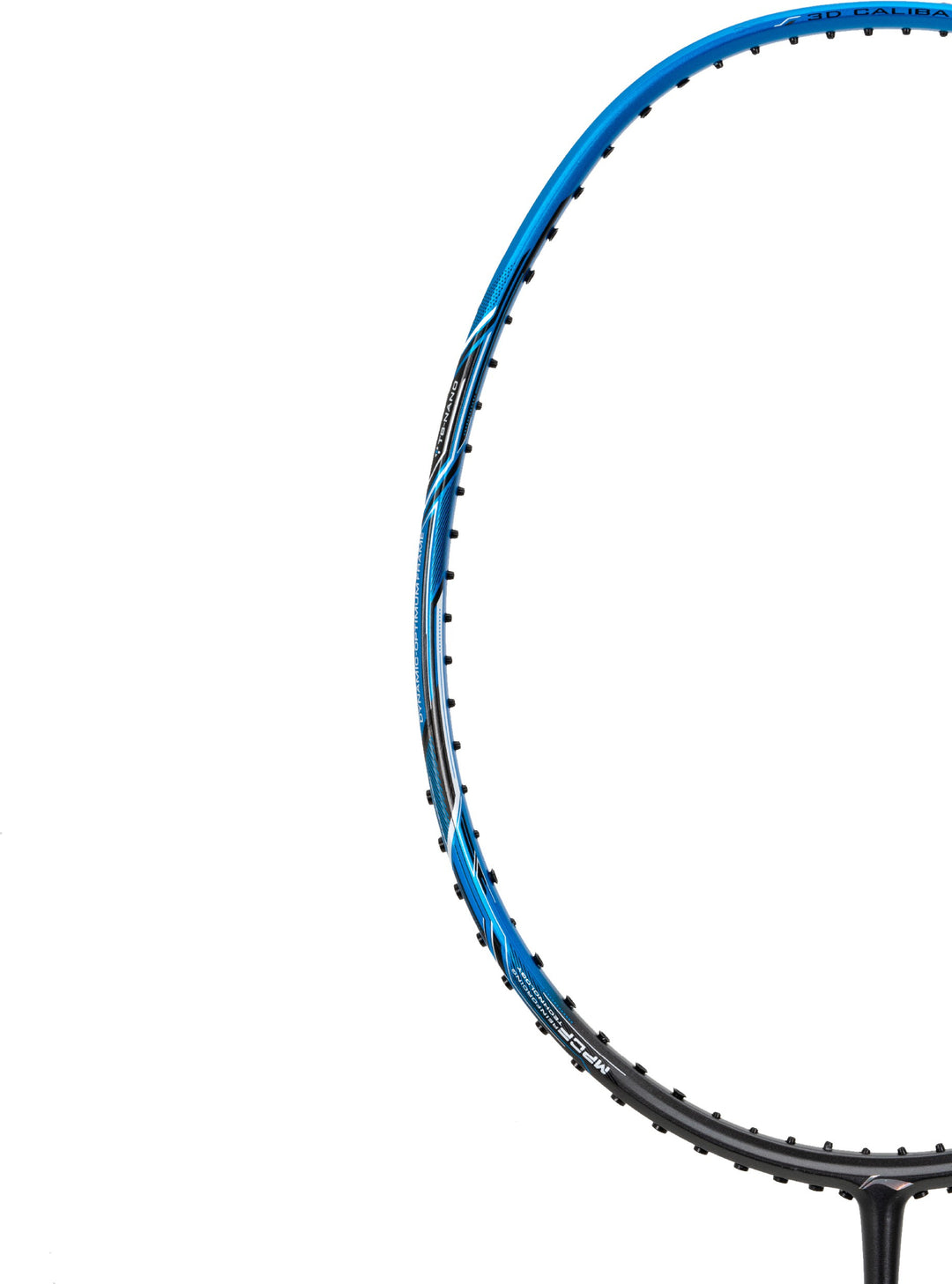 Li-Ning 3D Calibar X Combat Strung Badminton Racquet (Blue/Black)