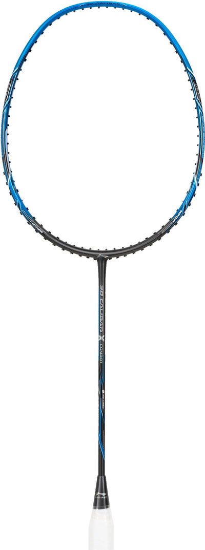 Li-Ning 3D Calibar X Combat Strung Badminton Racquet (Blue/Black)