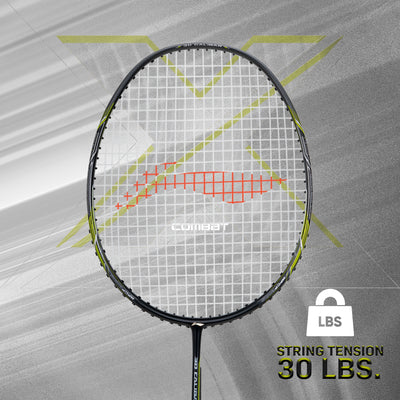 Li-Ning 3D Calibar X Combat Carbon Graphite Strung Badminton Racquet (Multicolor)