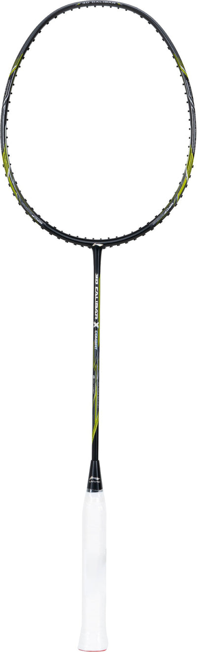 Li-Ning 3D Calibar X Combat Strung Badminton Racquet (Yellow/Black)