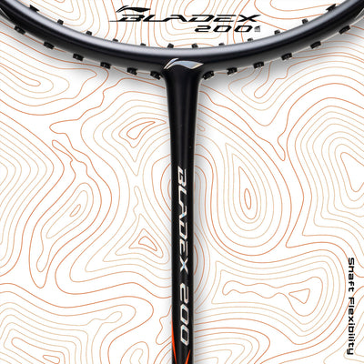 Li-Ning BladeX 200R Strung Badminton Racquet (Orange / Black)