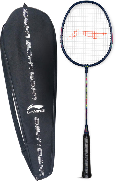 Li-Ning Mega Power 8 Strung Badminton Racquet (Blue)