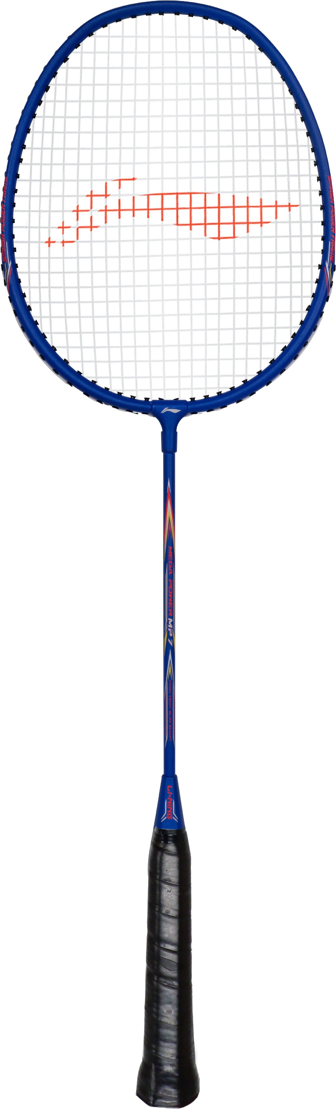 Li-Ning Mega Power MP 7 - Pack of 2 + 1 Full Cover Strung Badminton Racquet (Multicolor)