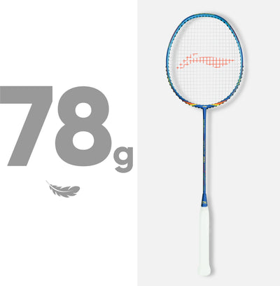 Li-Ning Wind Lite 700 Strung Badminton Racquet (Blue / Red)